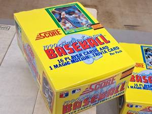 Lot of (1 Box) 1990 Score Baseball Collectors Cards