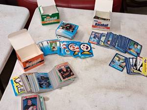 Lot of (3 Boxes) 198519861987 Fleer Baseball Collectors Cards & Stickers