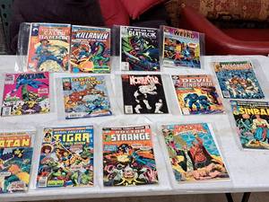 Lot of (14) Marvel Comic Books - Son of Satan, Tigra, Doctor Strange, Kazar, Sinbad, Devil Dinosaur, Northstar, Gene Doog, Micronauts, Deathlok, Killraven, Caleb Hammer