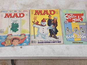 Lot of (3) Comic Books - MAD Sept 1979, MAD April 1990, The Adventures of Captain Jack No. 9