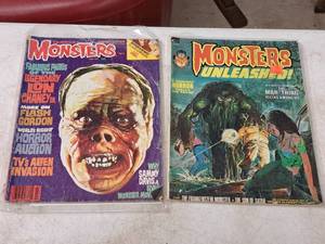 Lot of (2) Comic Books - Famous Monsters, Monsters Unleashed