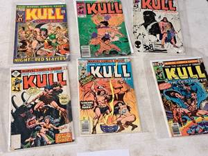 Lot of (6) Marvel Comic Books - Kull