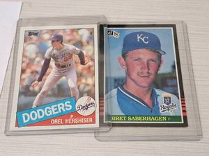 Lot of (2) Topps, Donruss Baseball Collectors Cards (in a sleeve)