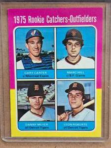 1975 Topps Baseball Rookie Catchers - Outfielders Collectors Card (in a sleeve)