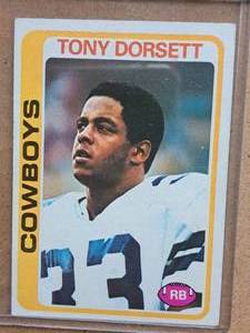 1978 Tony Dorsett #33 Cowboys RB Topps Football Collectors Card (in a sleeve)