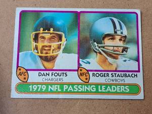 1979 QB Topps Football Collectors Card