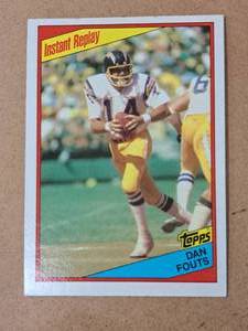 1983 Dan Fouts #14 Chargers QB Topps Football Collectors Card