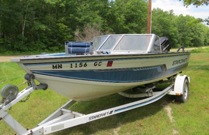 1992 16 Starcraft Boat with 2 Stroke 90 Horse Mercury and Trailer