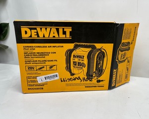 lot 125 image: Dewalt CordedCordless Powered Air Inflator