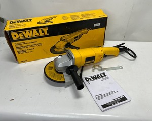 lot 167 image: Dewalt 7 Medium Angle Trigger Switch Grinder