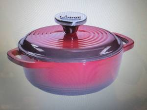 Lodge 6-Qt. Enameled Cast Iron Dutc...