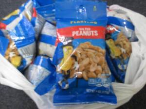 12- 6 oz Planters Salted Peanuts...