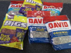 6- 5.25 oz Bags Assorted David  & B...