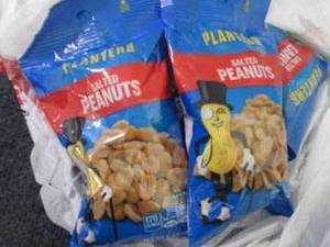 6- 6 oz Planters Salted Peanuts...