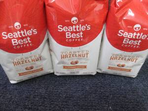 3- 12 oz Bags Seattles Best Hazeln...