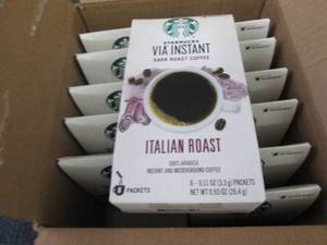 12- 8pks Starbucks Instant Dark Roa...