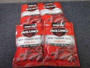 4- 5.6 oz Pks Jack Links Beef Tende...