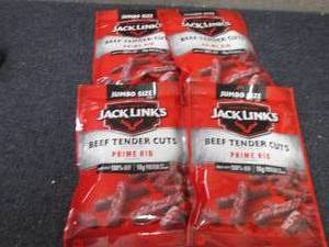 4- 5.6 oz Pks Jack Links Beef Tende...