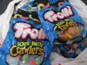 6- 5 oz Bags Trolli Sour Brite Craw...