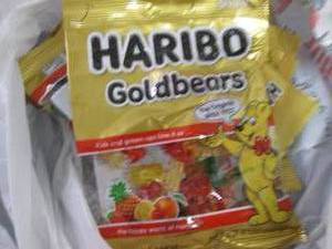 6- 4 oz Bags Haribo Goldbears...