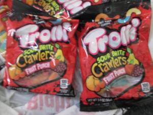 6- 3.4  oz Bags Trolli Sour Brite C...
