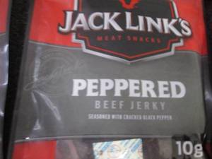 6- 3.25 oz Pks Jack Links Peppered ...