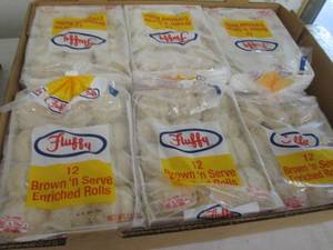 11 pks Frozen Brown & Serve Rolls- ...