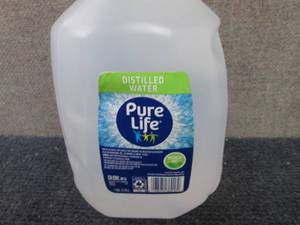 6 Gallons Pure Life Distilled Water...