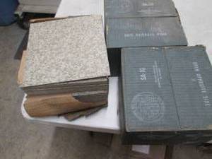 3 Boxes of 9x9 Asphalt Floor Tiles...