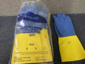 12 pk Ansell ChemiPro Size 9 Retail...