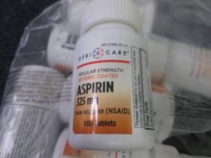 8- 100 Ct Bottles 325 mg Enteric Co...