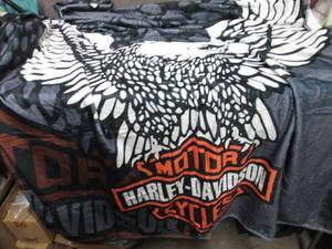 Harley Davidson Plush Throw 60x50 i...