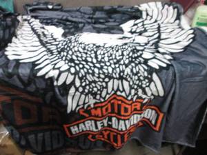 Harley Davidson Plush Throw 60x50 i...
