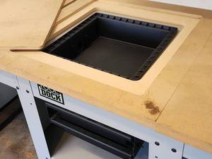 lot 15 image: Woodworking Tool Dock Garage WorkstationBench