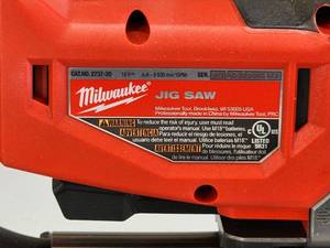 lot 12 image: Milwaukee M18 Fuel Cordless Jig Saw with Battery and Charging Station