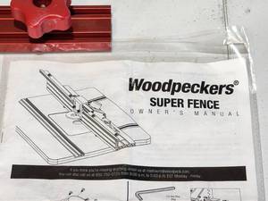 lot 40 image: Woodpeckers Precision Woodworking Router Super Fence with Micro Adjust Unit