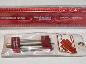 lot 35 image: Woodpeckers Standard Scale Rule with Woodpeckers 2 Rule Stop