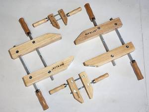 lot 45 image: (4) Rockler Woodworking Clamps