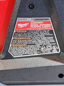 lot 47 image: Milwaukee M18 Rover Flood Light with Battery No Charger