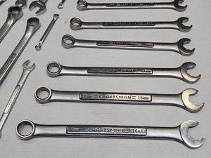 lot 139 image: Assorted Craftsman Metric Wrenches
