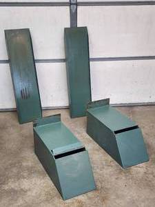 lot 123 image: Heavy Duty Commercial Grade Steel Auto Ramps