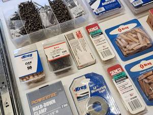 lot 163 image: Woodworking Hardware Supplies