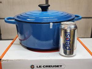 lot 188 image: Le Creuset 7.25 Quart Enameled Cast Iron Pot, New in Box