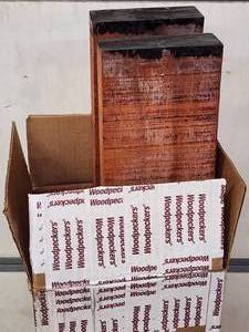 lot 212 image: Assorted Woodpeckers Exotic Wood Pieces