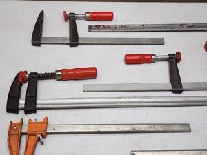lot 243 image: Assorted Woodworking Clamps