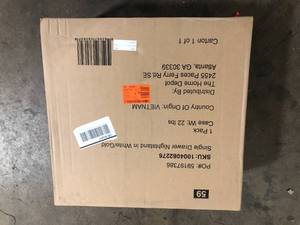 StyleWell Fendale 1 Drawer Ivory Wood Nightstand (18.11 in W. X 26 in H.) Customer Returns See Pictures