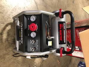 Husky 4.5 Gal. Portable Electric-Powered Silent Air Compressor  Customer Returns See Pictures
