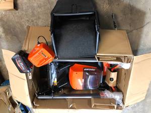 ECHO eFORCE 56V 21 in. Cordless Battery Walk Behind Self-Propelled Lawn Mower with 5.0Ah Battery and Charger  Customer Returns See Pictures