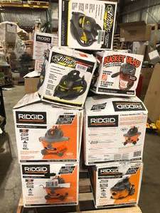 Pallet of Assorted WetDry Shop Vacs Various Sizes, Models and Conditions Customer Returns See Pictures