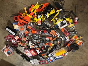 Huge Lot of Hand Tools and Hardware Various Models and Conditions  Customer Returns See Pictures